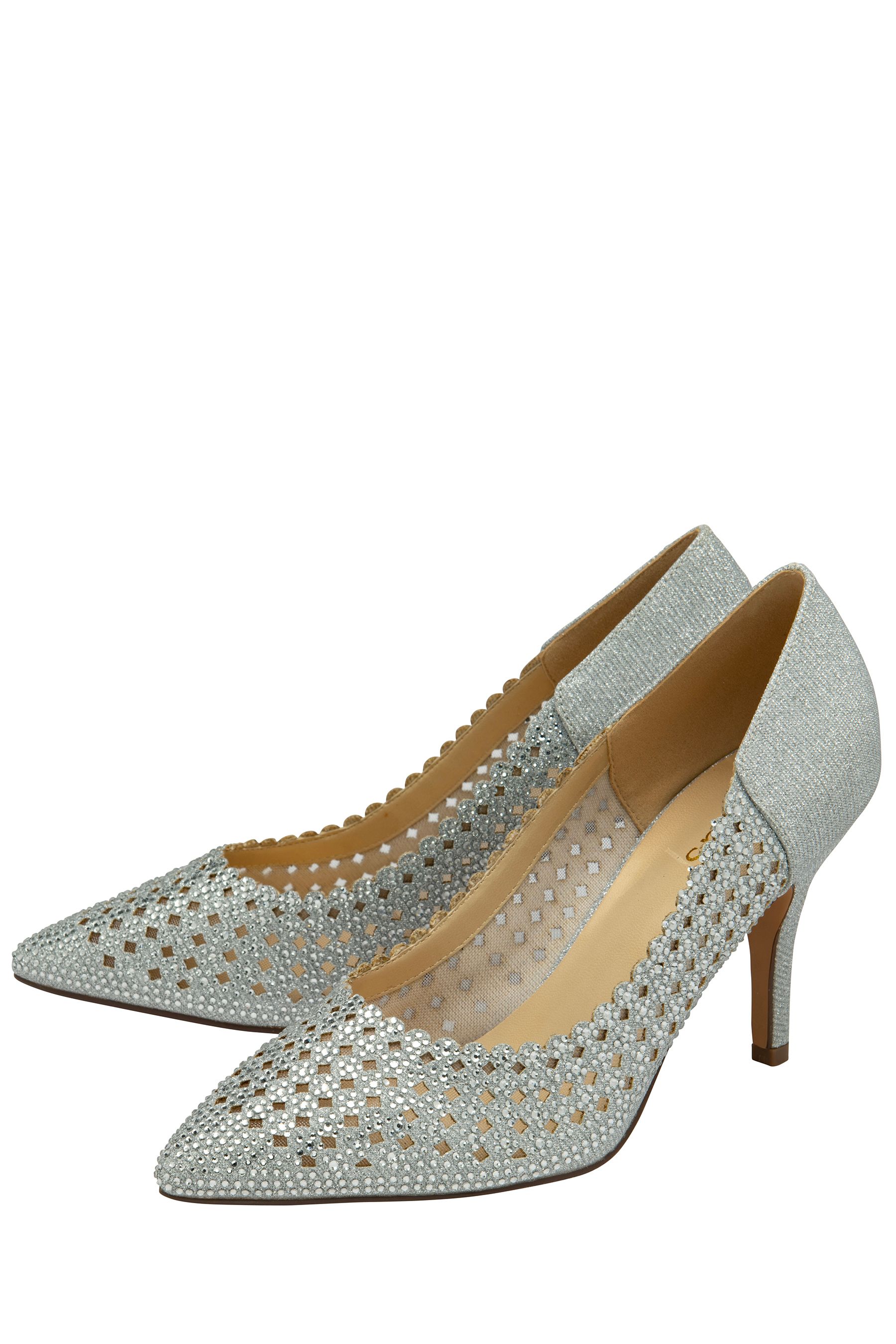 Lotus silver clearance court shoes
