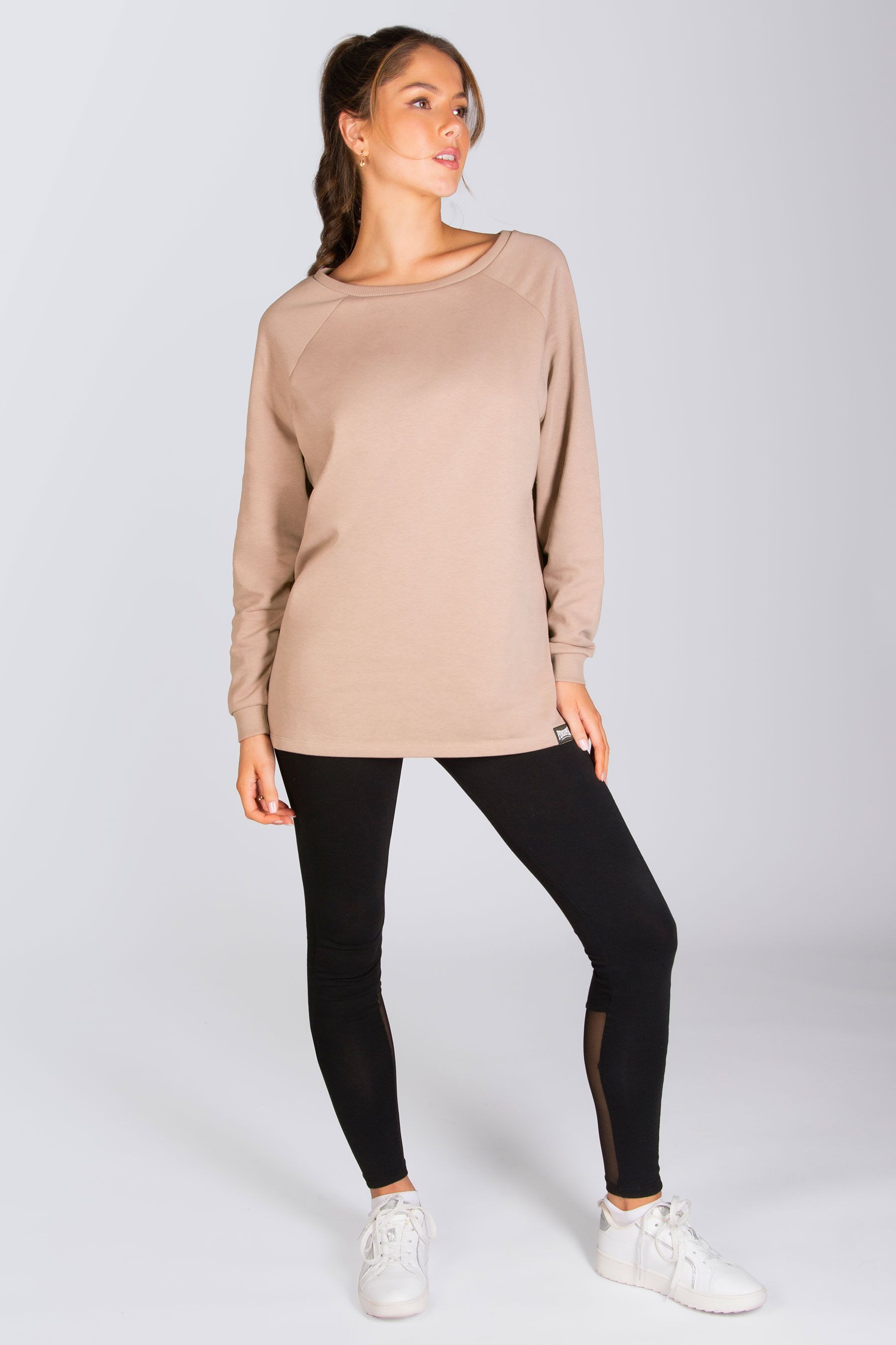 Longline sweat top discount
