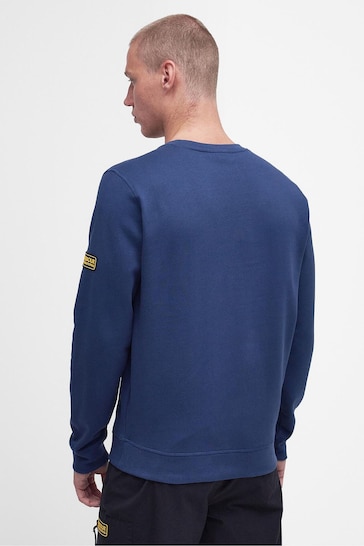 Barbour® International Blue Racer Badge Sweatshirt