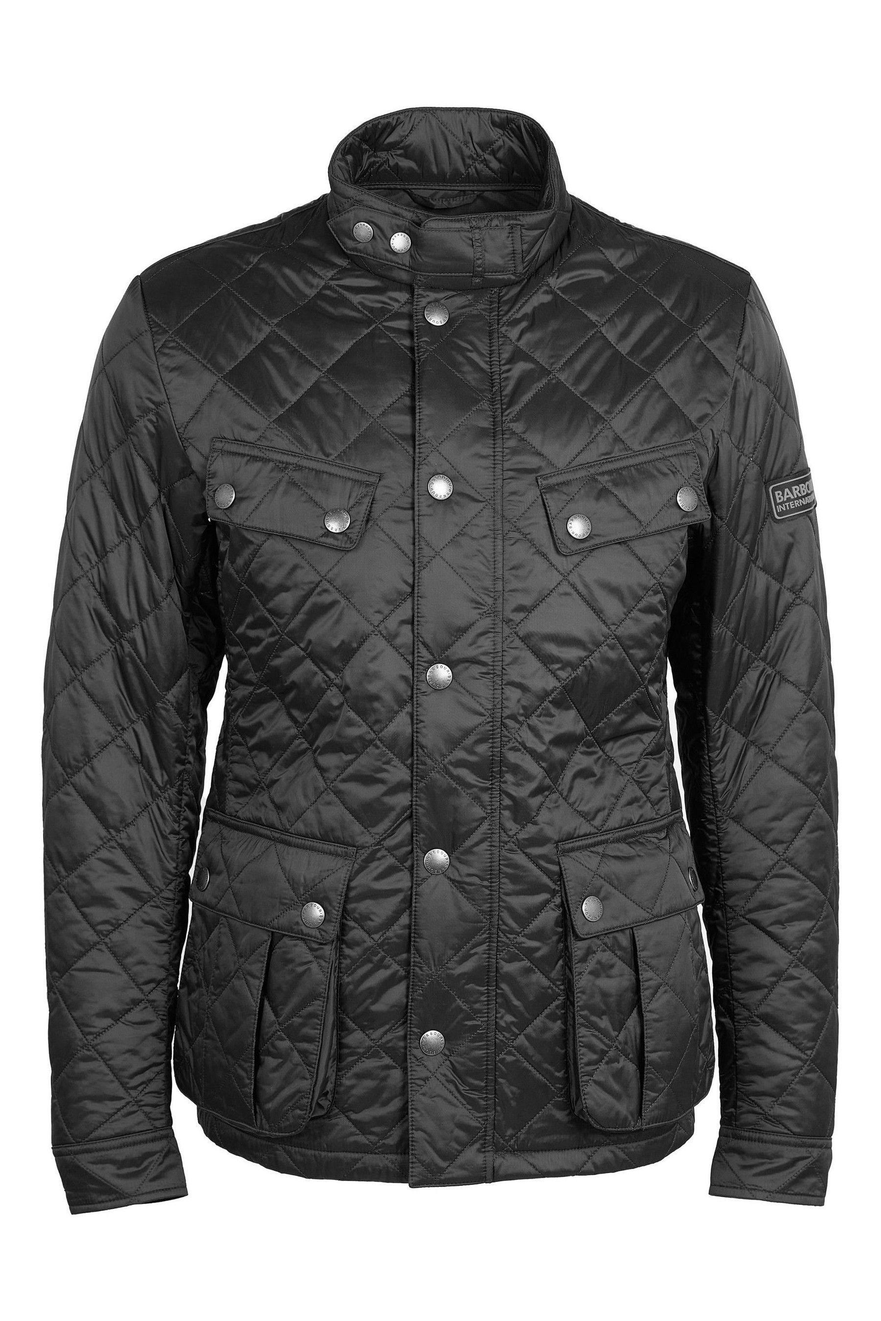 Buy Barbour International Tourer Ariel Quilted Black Jacket from the Next UK online shop