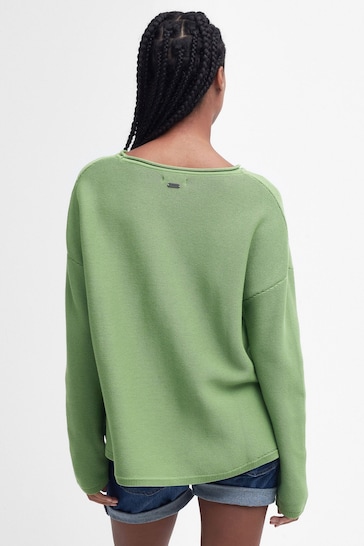 Barbour® Green Marine Knitted Jumper