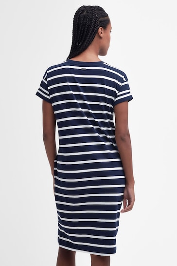 Barbour® Navy/White Otterburn Stripe Dress