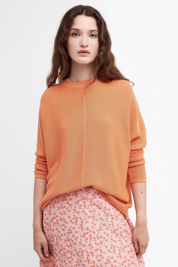 Barbour® Orange Bickland Knitted Jumper