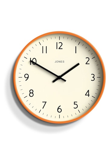 Jones Clocks Fizzy Orange Jam Wall Clock