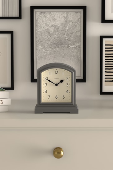 Jones Clocks Blizzard Grey Tavern Mantel Clock