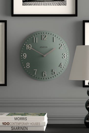 Jones Clocks Asparagus Green Chilli Wall Clock