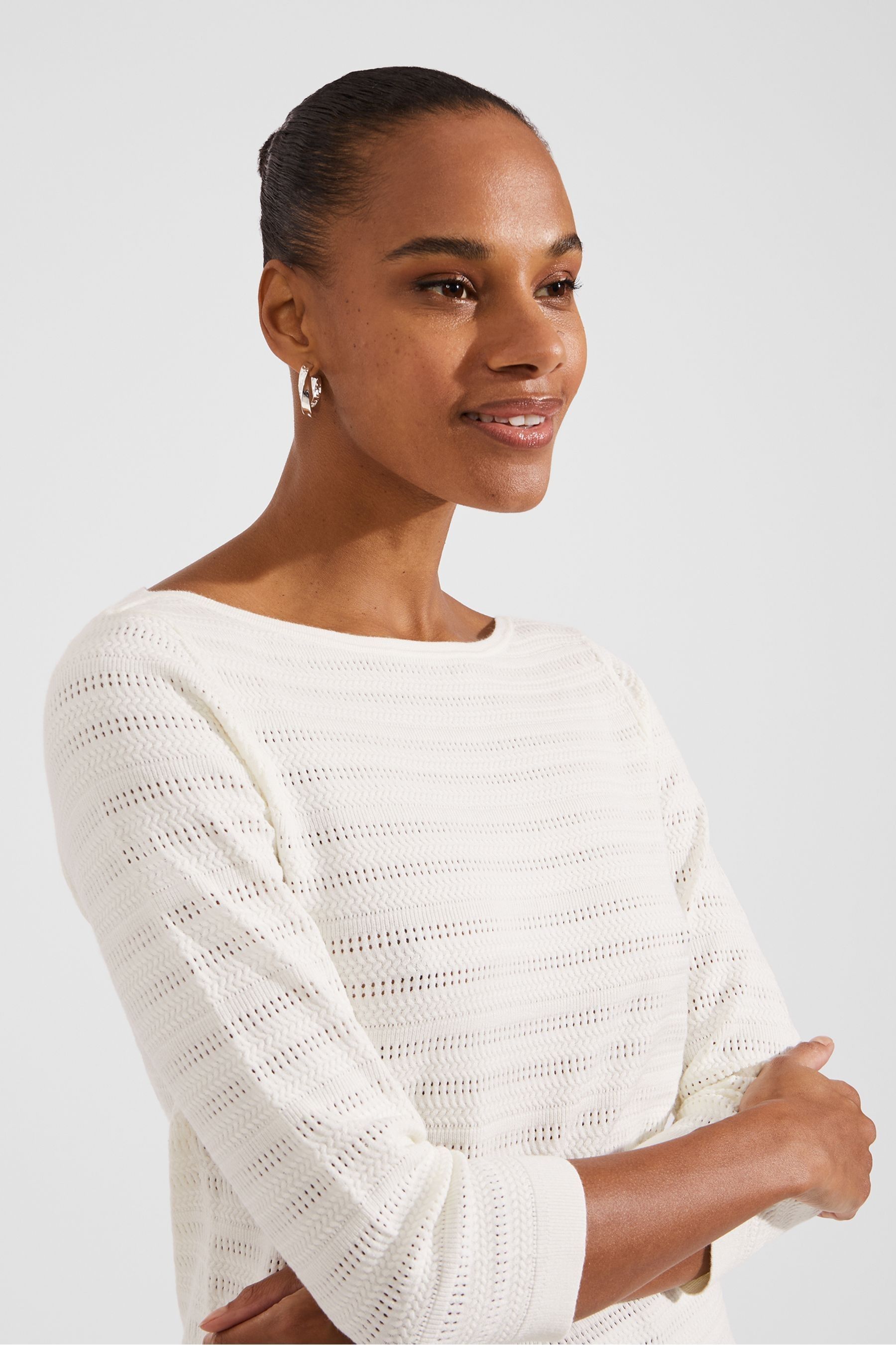 Buy Hobbs Cream Robin Jumper from the Next UK online shop