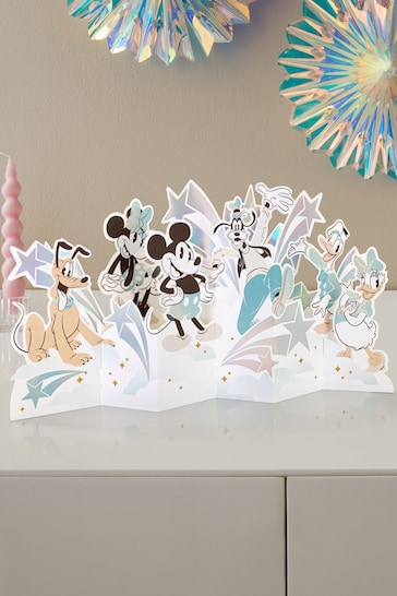 Hallmark White Paper Wonder Card Jumbo Disney 100 Design