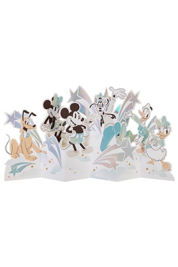 Hallmark White Paper Wonder Card Jumbo Disney 100 Design
