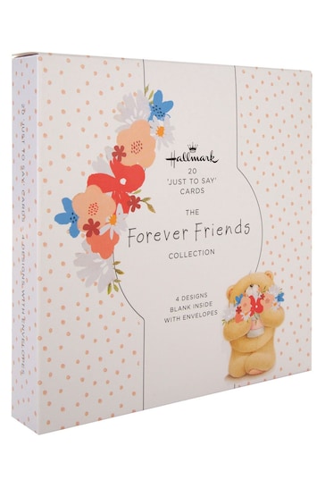 Hallmark White 20 Pack Forever Friends 'Just To Say' Cards
