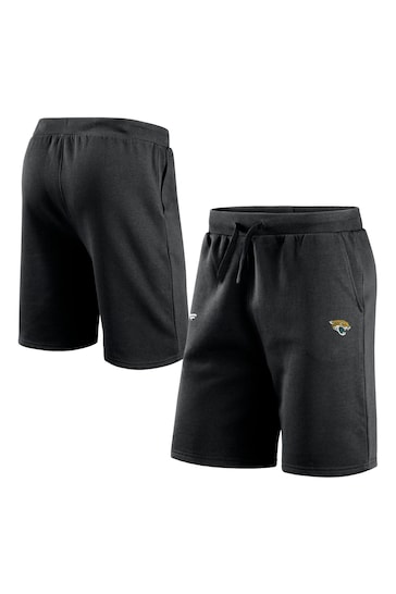 adidas Black NFL Jacksonville Jaguars Primary Logo Graphic Fleece Shorts