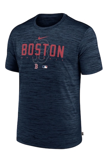 Fanatics Blue MLB Boston Red Sox Authentic Collection Dri-FIT Velocity T-Shirt