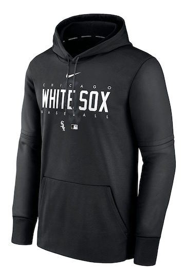 Fanatics MLB Chicago Sox Authentic Collection Pre Game Therma Black Hoodie