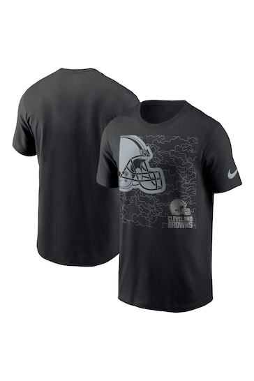 Fanatics NFL Cleveland Browns Reflective Black T-Shirt