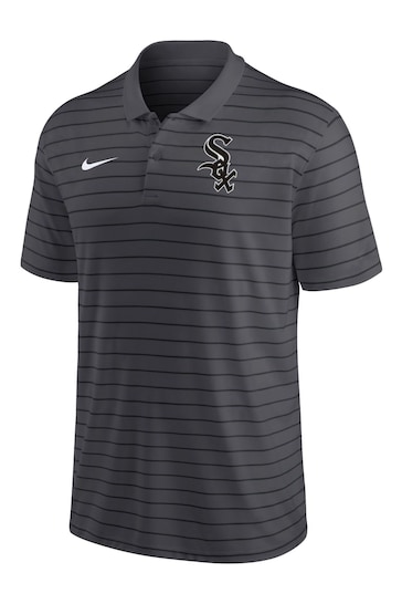 Fanatics Dri-FIT Grey MLB Chicago Sox Authentic Collection Victory Polo Shirt