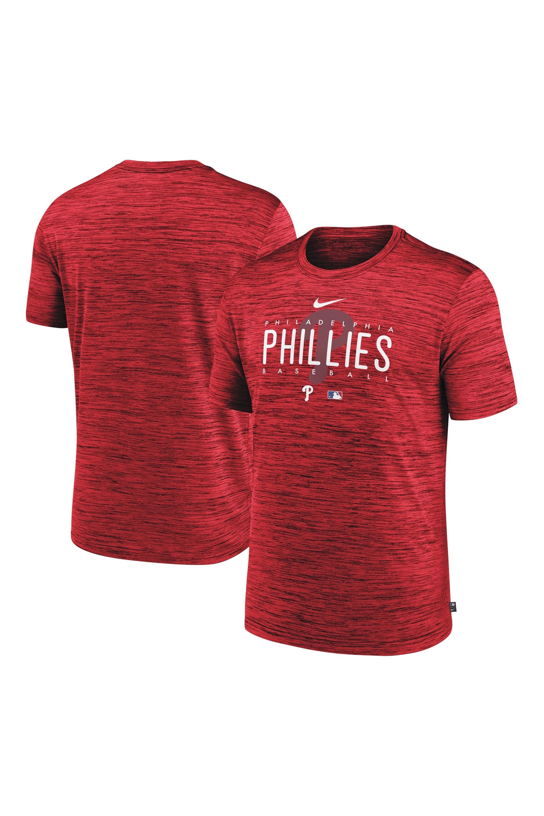 Buy Fanatics Dri FIT Red MLB Philadelphia Phillies Authentic Collection Velocity T Shirt from the Next UK online shop