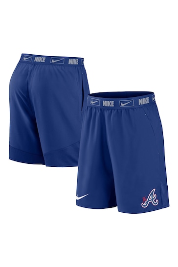 Fanatics Blue MLB Atlanta Braves City Connect Woven Shorts