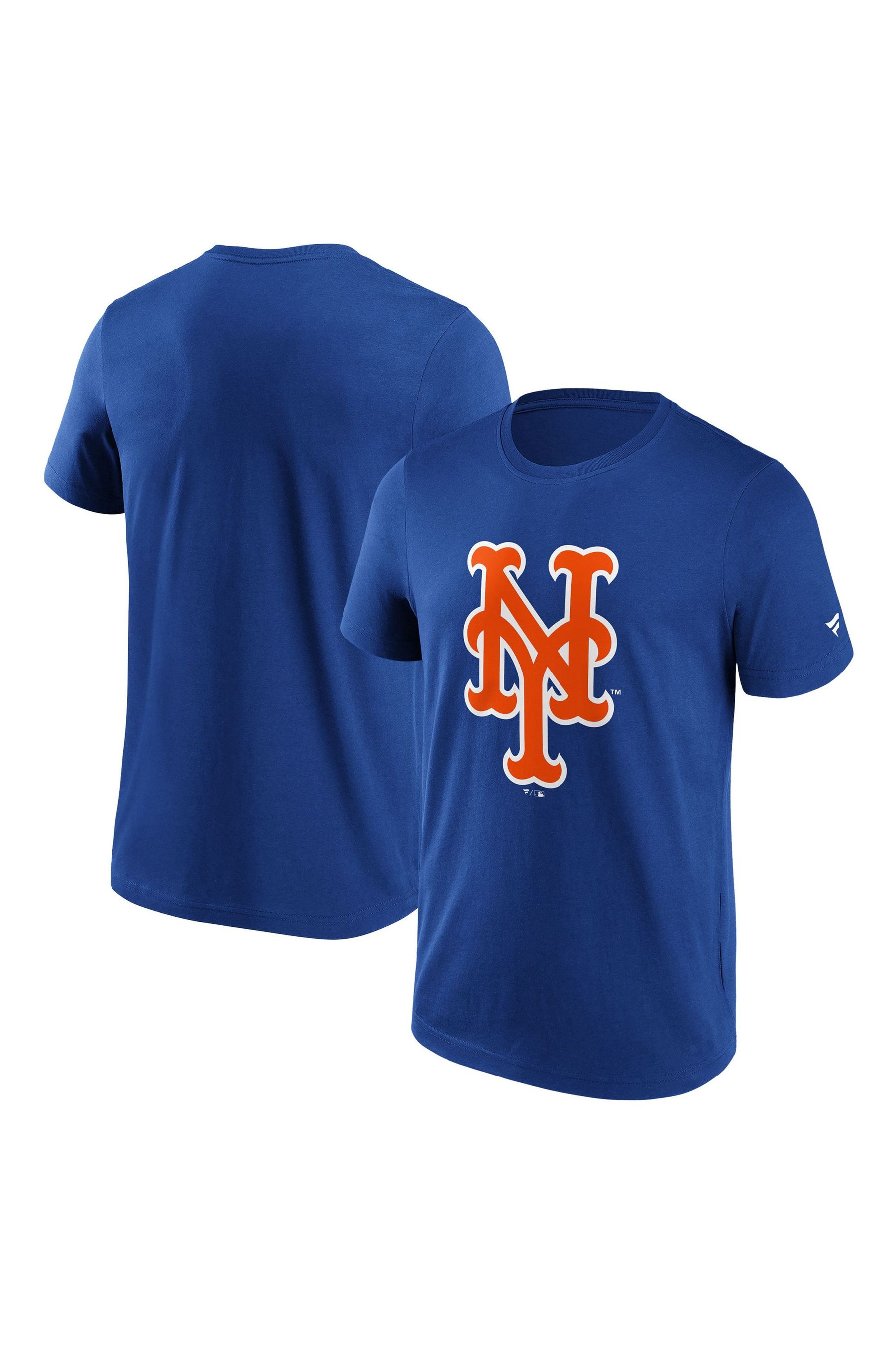 Fanatics Blue MLB New York Mets Primary Logo Graphic T Shirt
