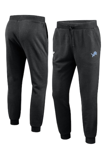 Fanatics NFL Detroit Lions Primary Logo Graphic Fleece Black Joggers