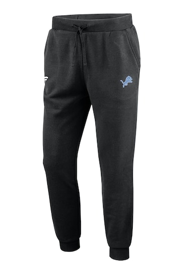 Fanatics NFL Detroit Lions Primary Logo Graphic Fleece Black Joggers