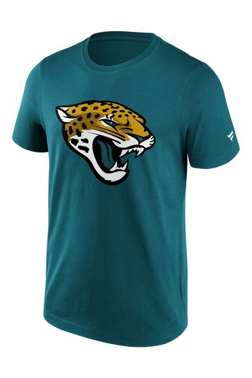 Fanatics Green NFL Jacksonville Jaguars Print Primary Logo Graphic T-Shirt