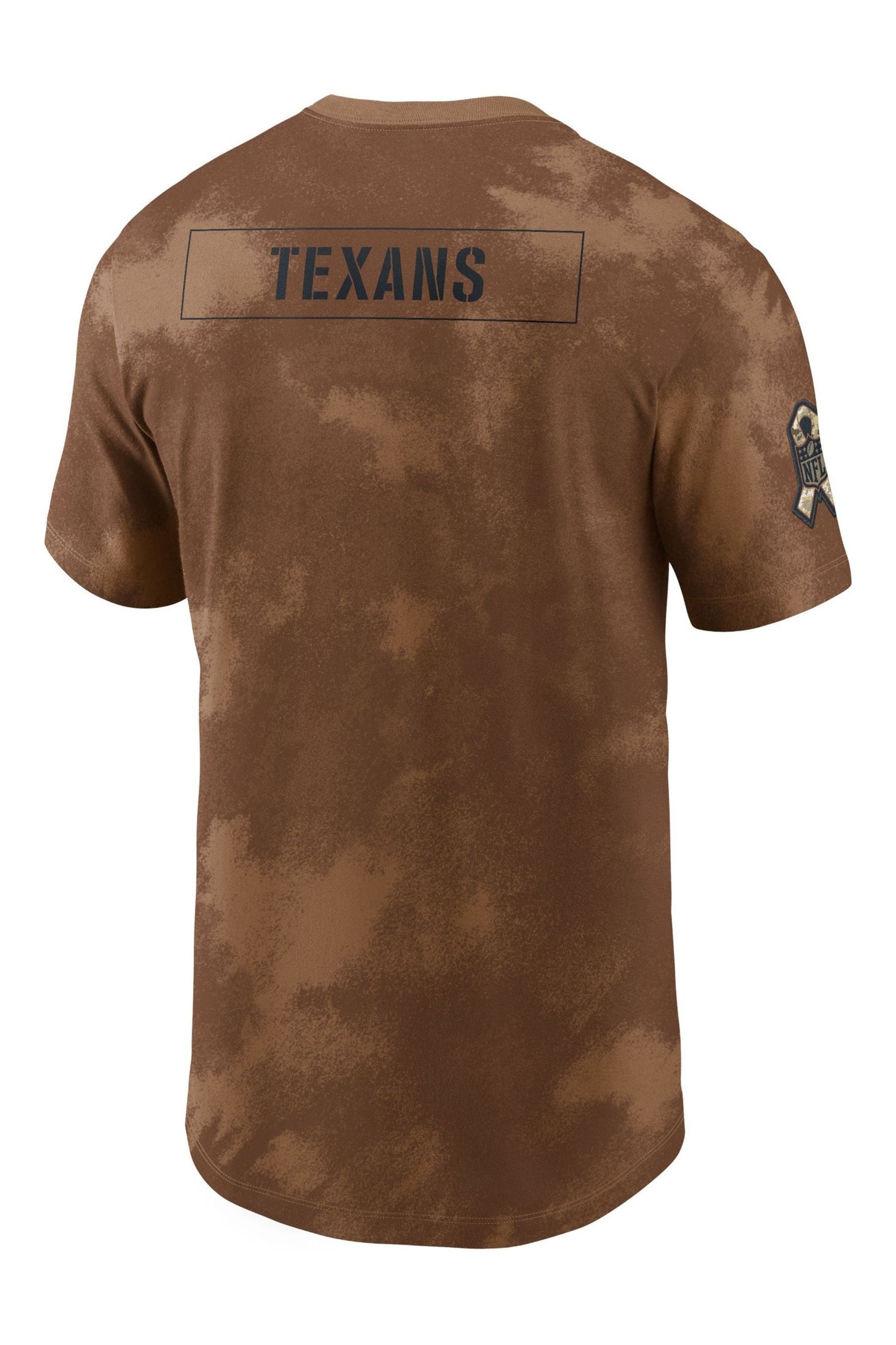 Houston texans salute hotsell to service shirt