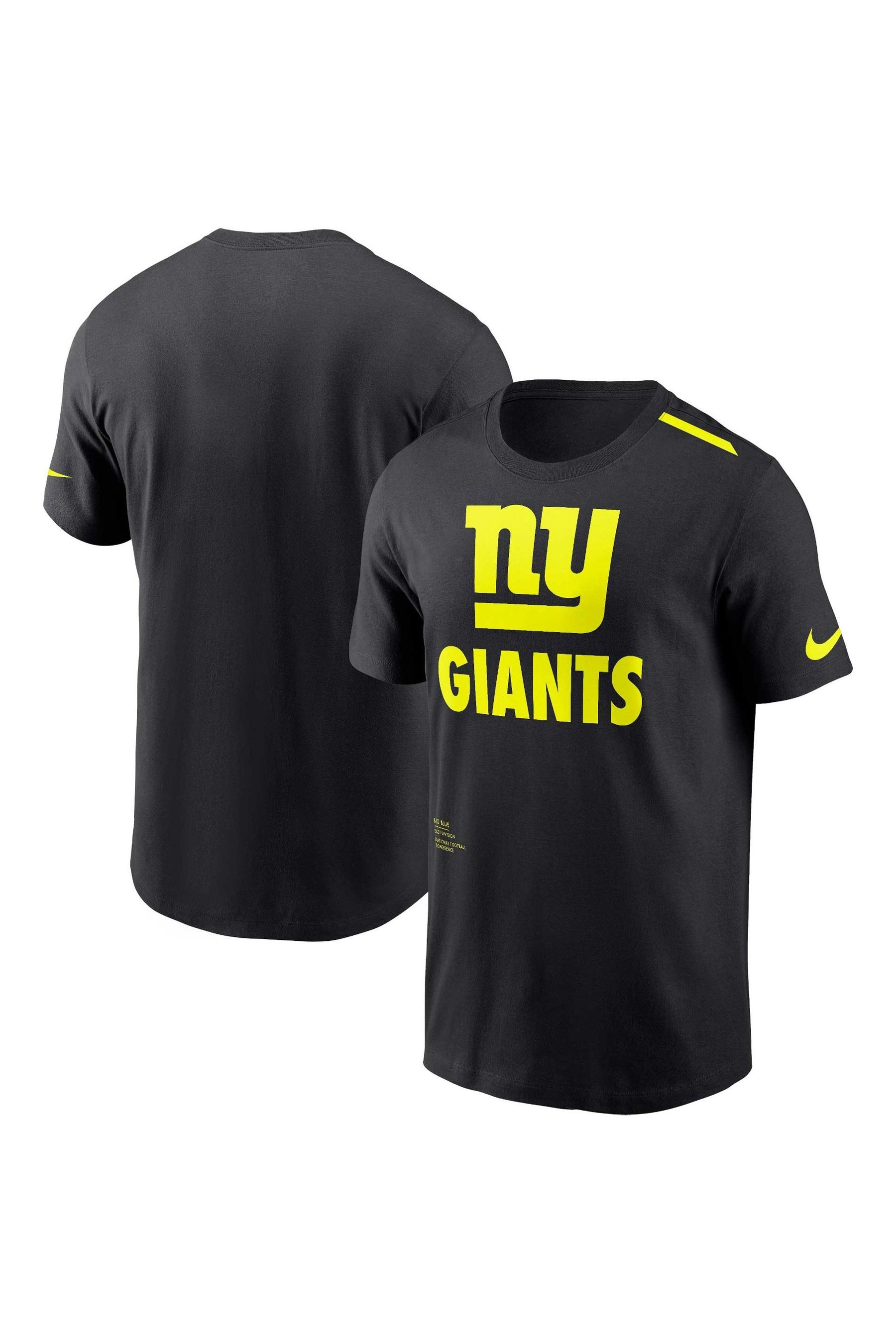 Buy Fanatics NFL New York Giants VOLT Short Sleeve Dri Fit Cotton