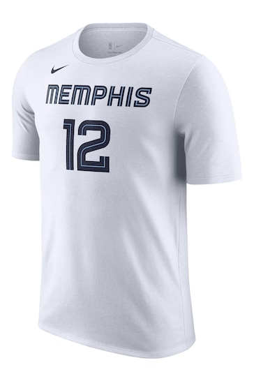 Fanatics NBA Memphis Grizzlies Name & Number Association White T-Shirt - Ja Morant