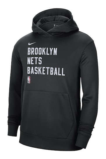 Fanatics NBA Brooklyn Nets Spotlight Fleece Overhead Black Hoodie
