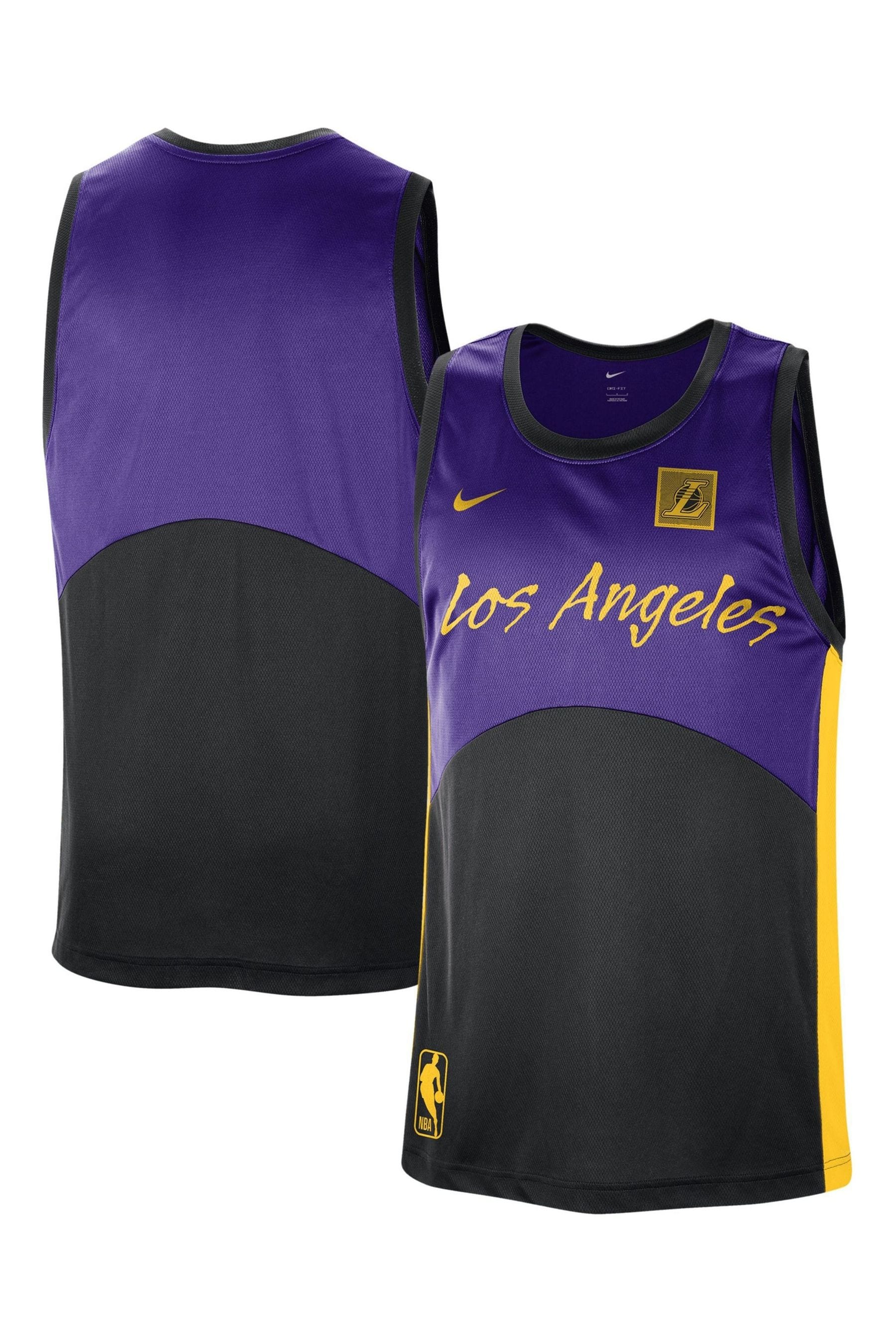 Lakers top jersey purple