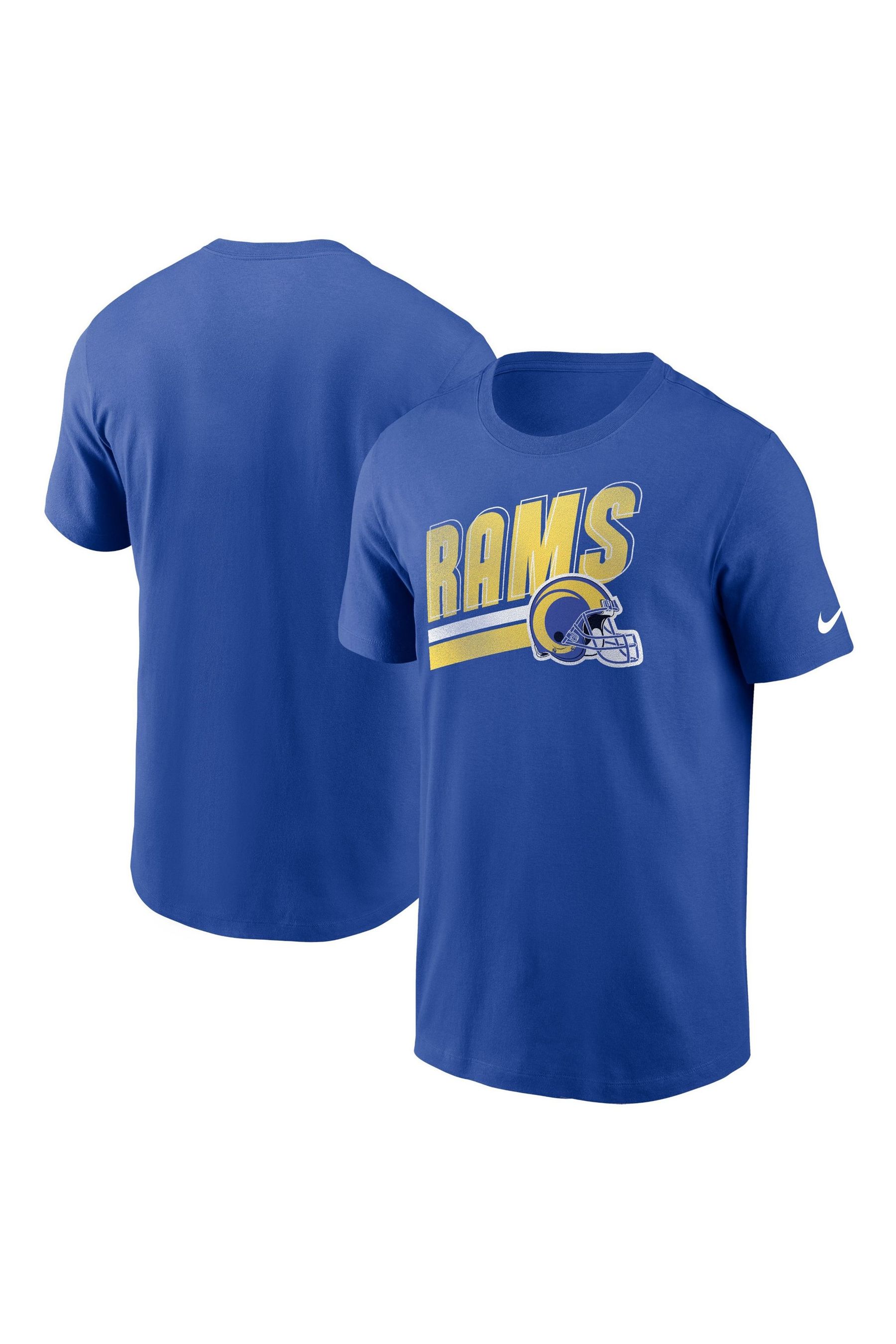 Buy Fanatics Blue NFL Los Angeles Rams Essential Cotton Blitz