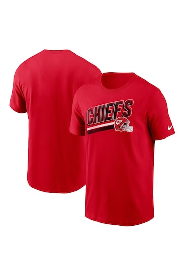 Fanatics Red NFL Kansas City Chiefs Essential Cotton Blitz Lockup T-Shirt