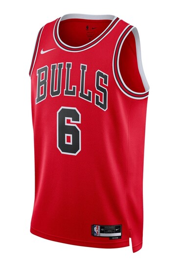 Fanatics Red NBA Chicago Bulls Icon Swingman Jersey - Alex Caruso