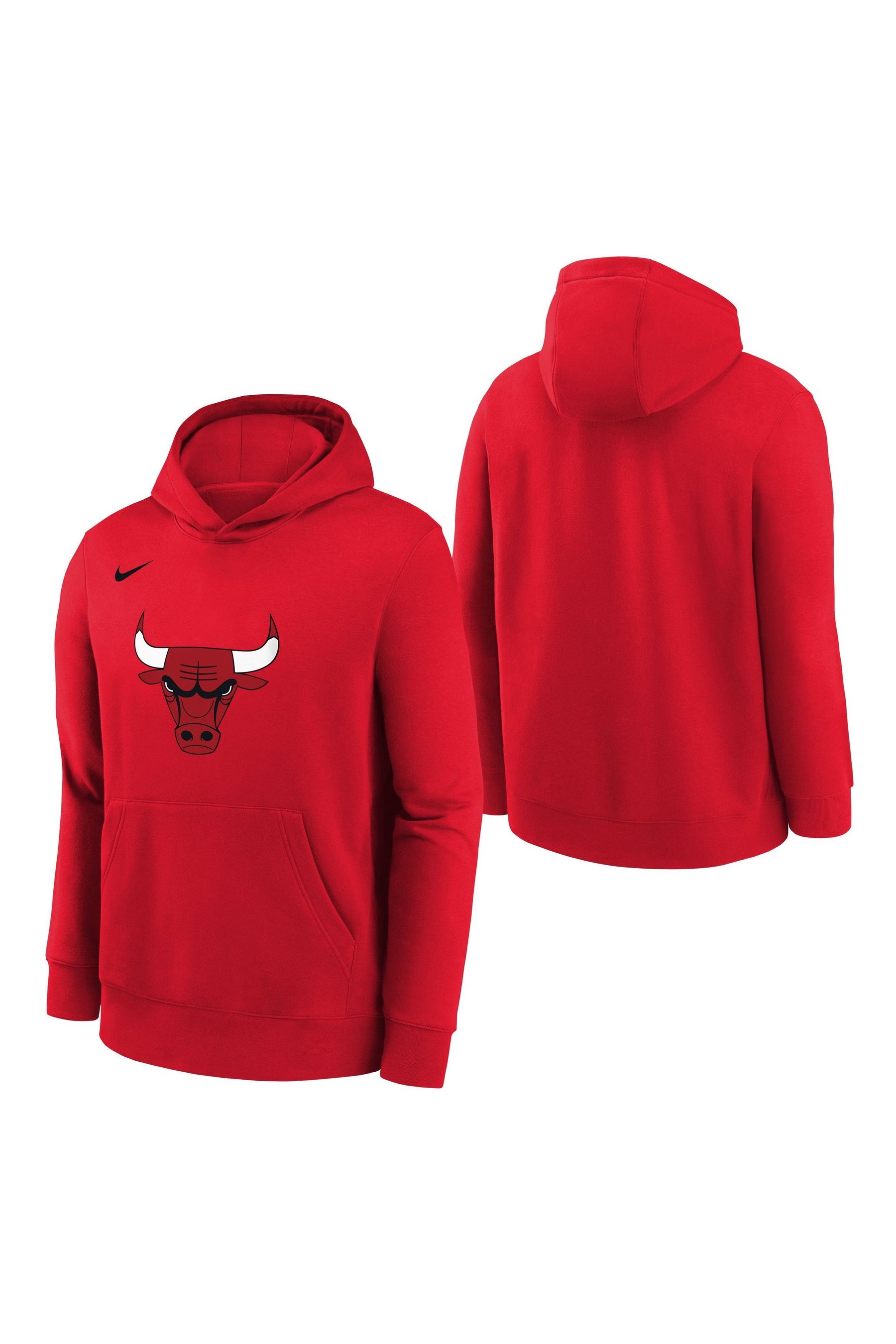Chicago bulls red hoodie top