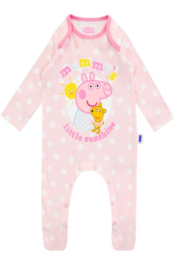 Character Pink Peppa Pig Sleepsuit
