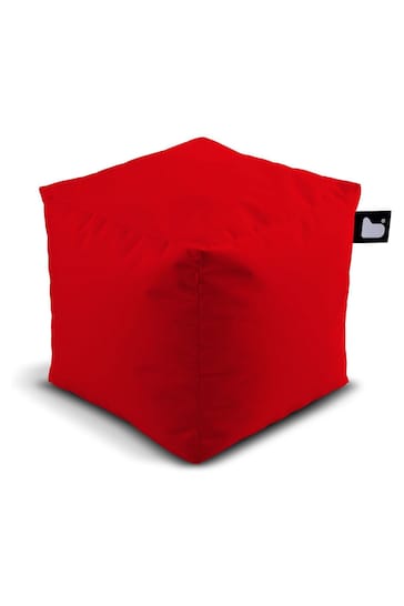 Extreme Lounging Red B Box Outdoor Garden Cube Bean Bag