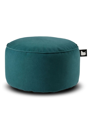 Extreme Lounging Teal B Pouffe Brushed Faux Suede Indoor Bean Bag
