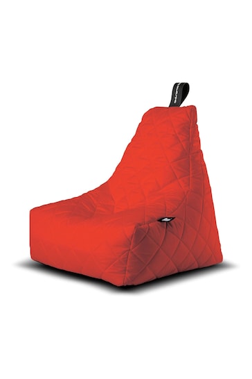 Extreme Lounging Red Mighty B Bag Quilted Bean Bag