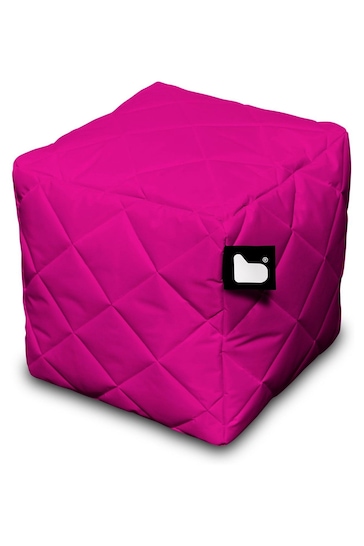 Extreme Lounging Pink B-Box Quilted Cube Bean Bag