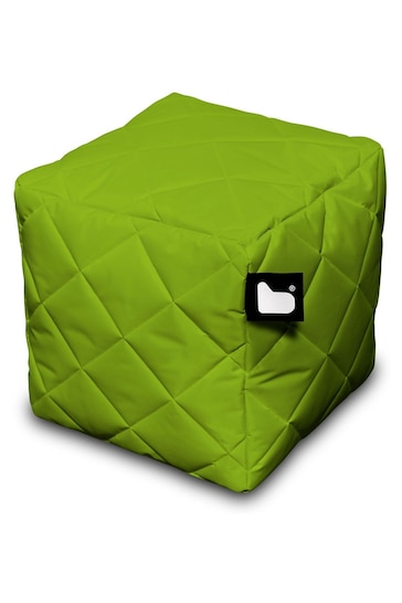 Extreme Lounging Lime B-Box Quilted Cube Bean Bag