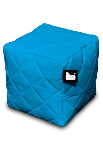 Extreme Lounging Aqua B-Box Quilted Cube Bean Bag