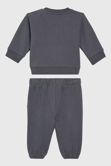 Calvin Klein Grey Monogram Sweatshirt Set