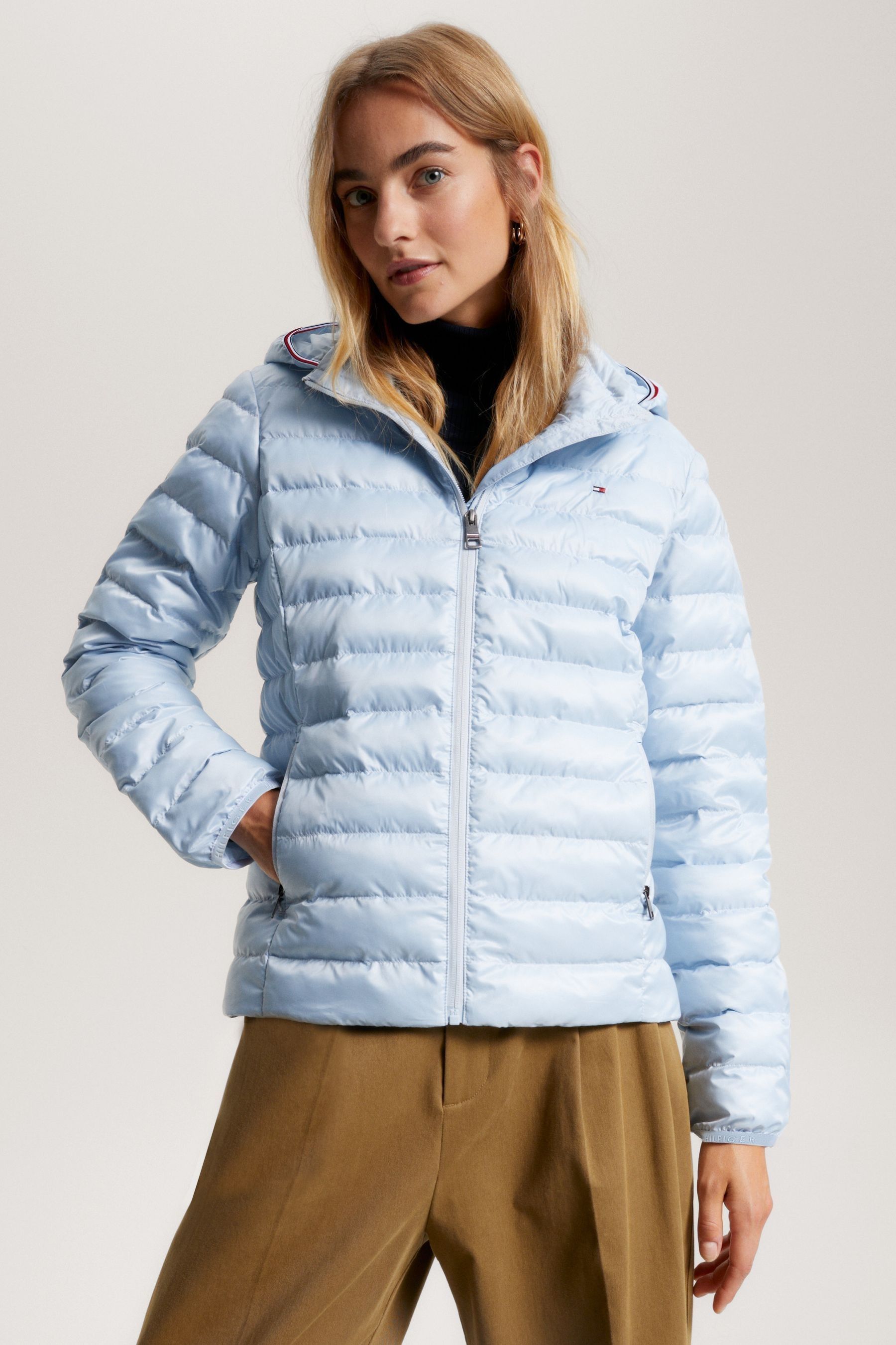 Buy Tommy Hilfiger Blue Lightweight Padded Jacket from the Next UK