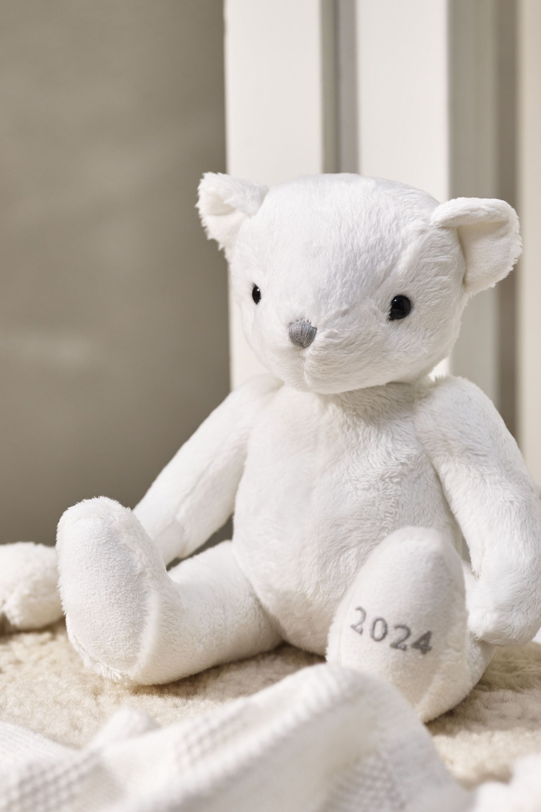 White company teddy shop bear