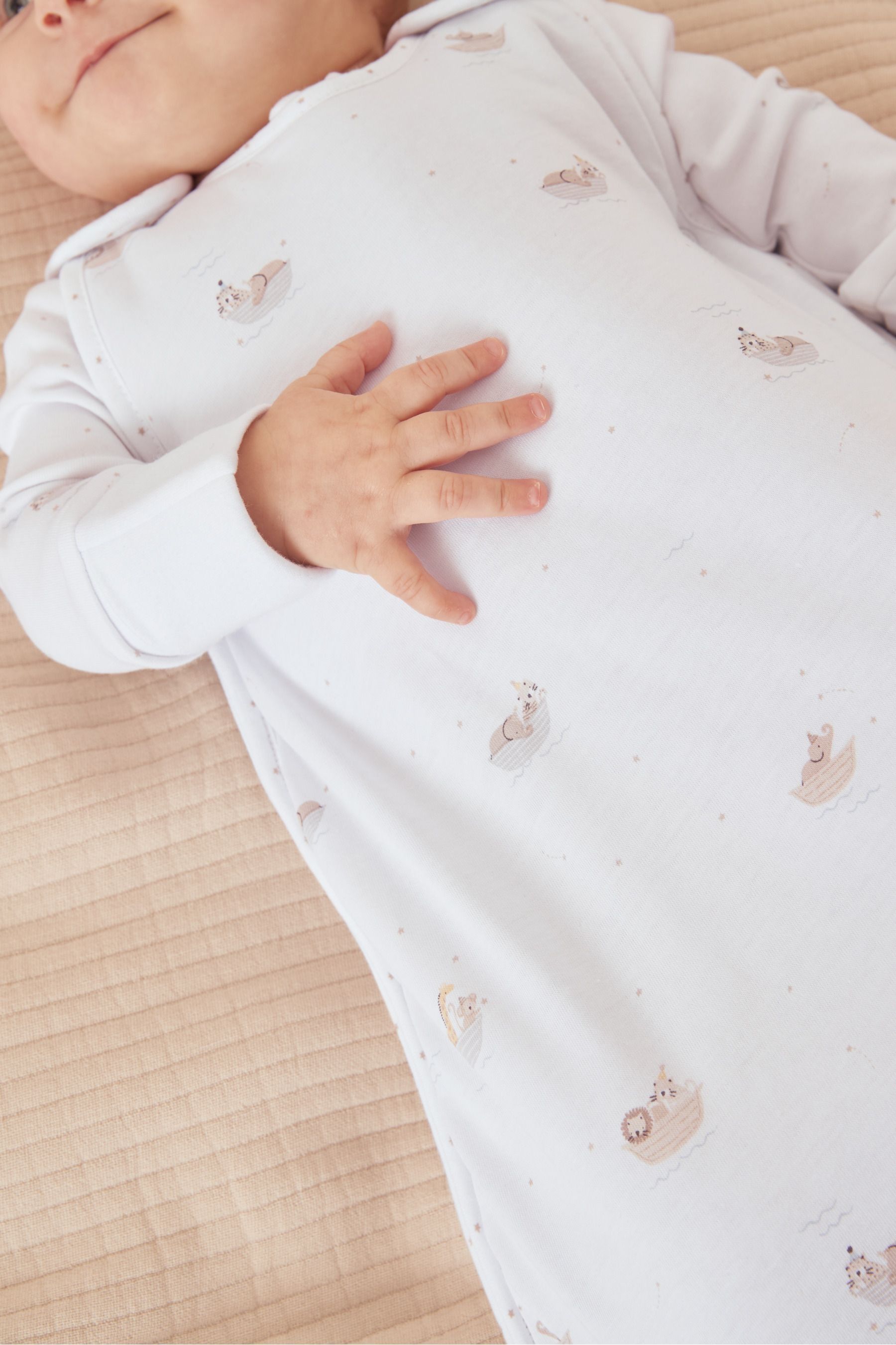 Buy The White Company White 100 Cotton Safari Boat Sleeping White Bag 2.5 Tog from the Next UK online shop