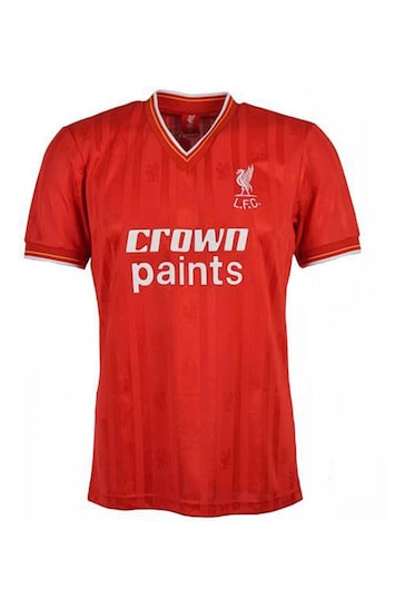 Fanatics Red Liverpool 1986 Home Crown Football Shirt