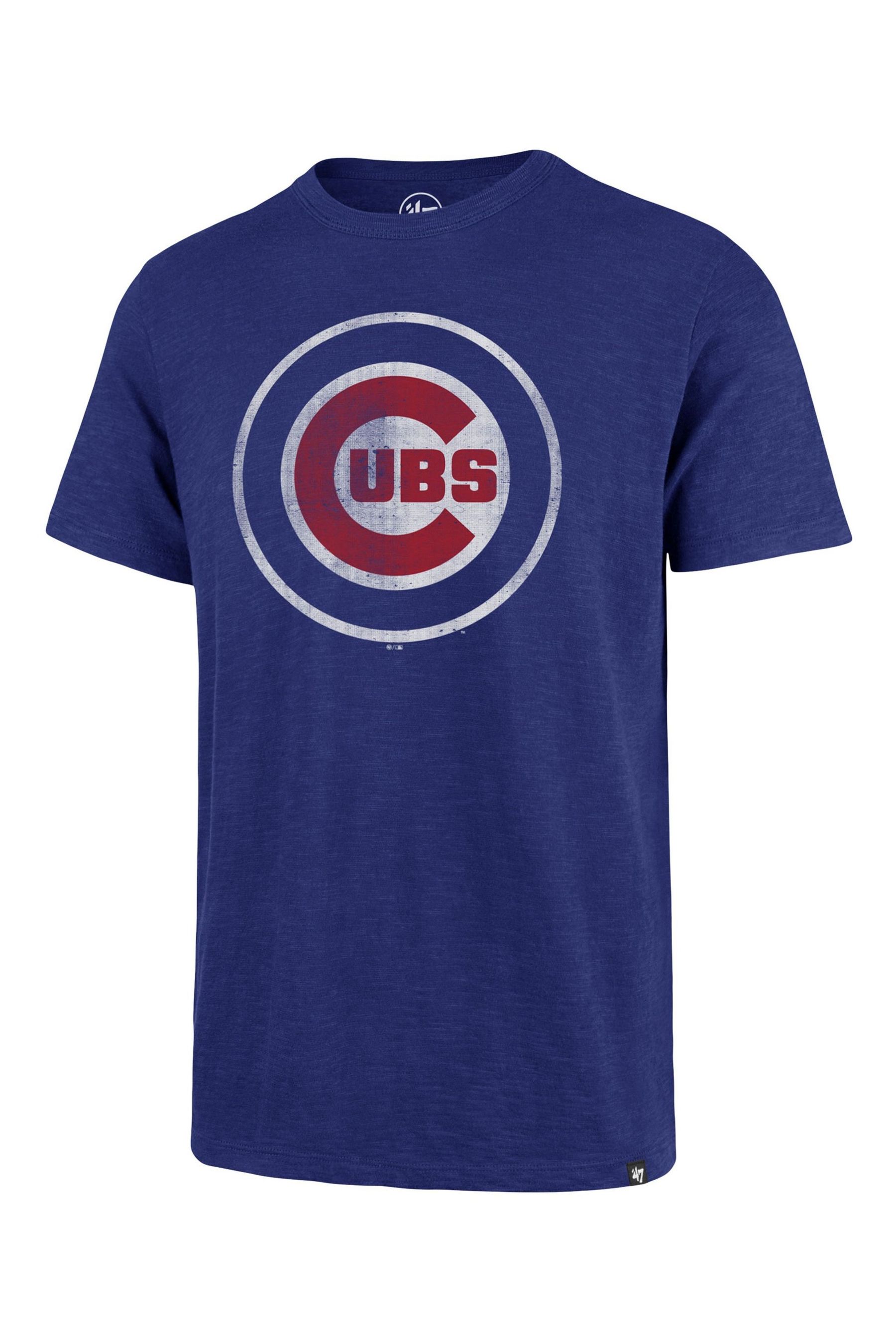 Fanatics Blue MLB Chicago Cubs Scrum T Shirt