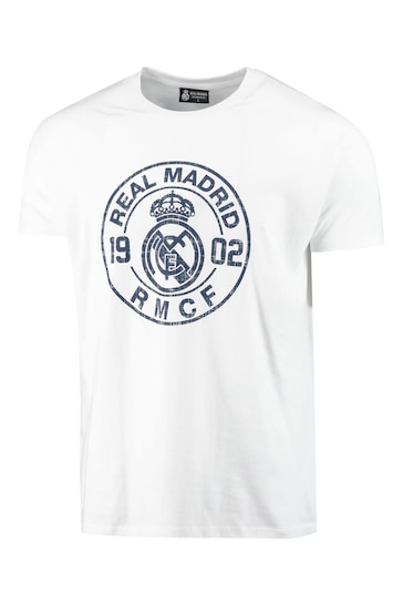 Fanatics Real Madrid Graphic White T-Shirt