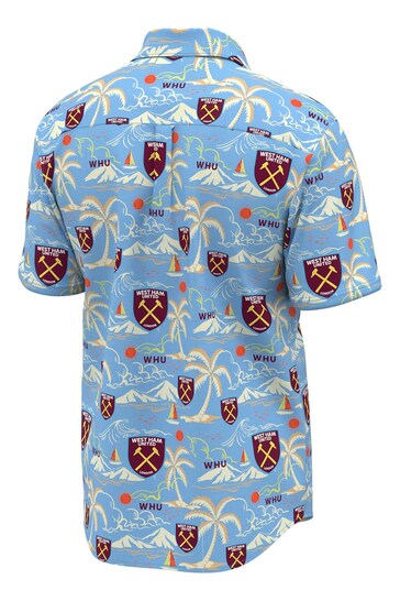Fanatics Blue West Ham United Hawaiian Shirt