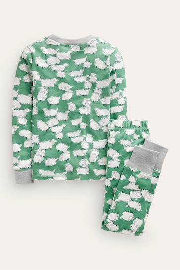 Boden Green Snug Single Long John Pyjamas